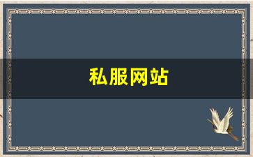私服网站(传奇新开服网站大全) (6)