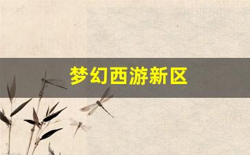 梦幻西游新区(梦幻西游新区五开门派组合选